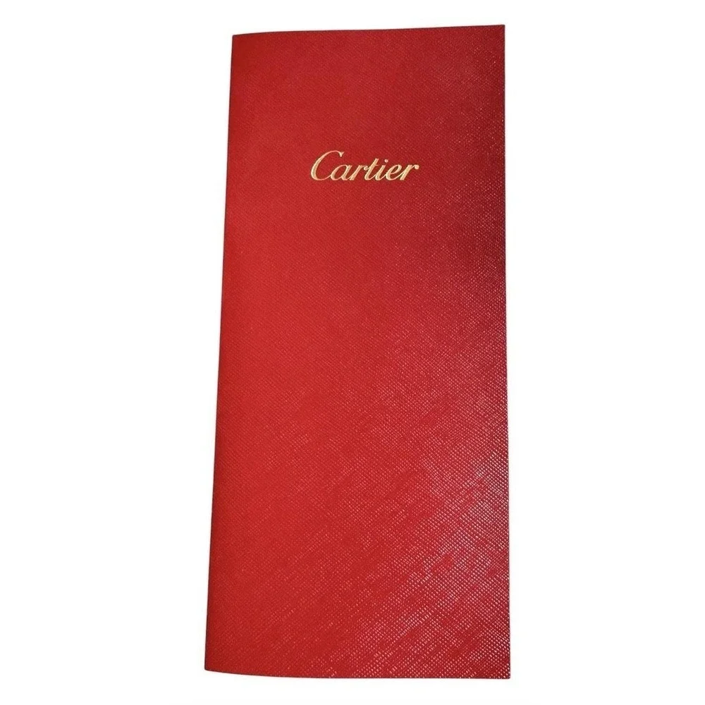 Cartier Packaging Set – Red Shopping Bag, Watch Pouch, Pillow & Sleeve